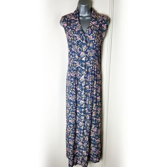 Vintage Dresses & Skirts - Vintage Bobbie Bee Button Up Dress Open Floral
